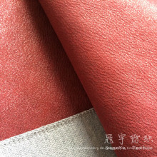 Polyester beschichtet Leatheroid Bezugsstoff für Sofa